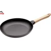 STAUB Poêle en Fonte Noir 28 cm Manche Bois* Poêles