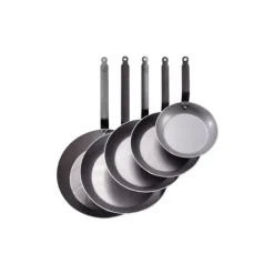 DE BUYER Poêle Lyonnaise Carbone Plus Ø 20 cm - Poêle à frire ronde* Poêles