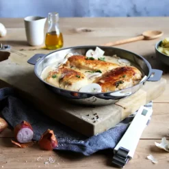 CRISTEL Poêle Lyonnaise Mutine Ø 28 cm Inox Amovible* Poêles