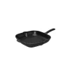 CHASSEUR Poêle-gril en Fonte carré 20 cm Noir Mat* Grills|Poêles