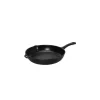 CHASSEUR Poêle-gril en Fonte rond 25 cm Noir Mat* Grills|Poêles