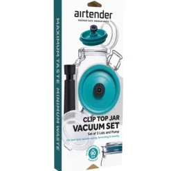 AIRTENDER Pompe Sous-Vide avec 3 Couvercles pour Bocaux* Machine Sous Vide|Conservation