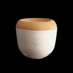 EMILE HENRY Pot à Ail en Céramique 0,94 l Argile* Conservation