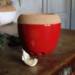 EMILE HENRY Pot à Ail en Céramique 0,94 l Grand Cru* Conservation