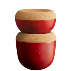 EMILE HENRY Pot à Ail en Céramique 0,94 l Grand Cru* Conservation