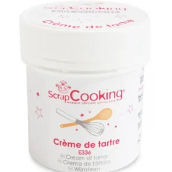 SCRAPCOOKING Pot Crème de Tartre E336 50 g* Additifs Alimentaires