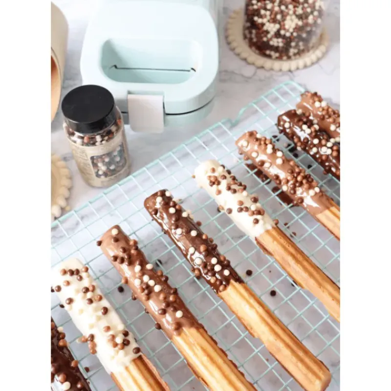 SCRAPCOOKING Pot de Décors en Perles Or et au 3 Chocolats 50 g* Décoration Comestible