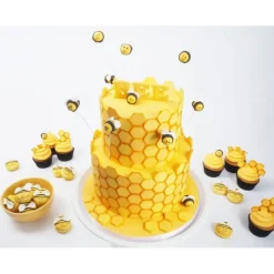 FUNCAKES Poudre comestible Jaune orangé 2,5 g* Colorants Alimentaires