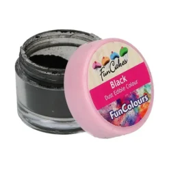 FUNCAKES Poudre comestible Noir 1,5 g* Colorants Alimentaires