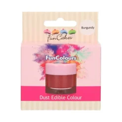 FUNCAKES Poudre comestible Rouge bordeaux 1,5 g* Colorants Alimentaires