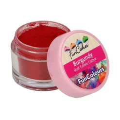 FUNCAKES Poudre comestible Rouge bordeaux 1,5 g* Colorants Alimentaires
