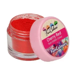 FUNCAKES Poudre comestible Rouge cerise 2,5 g* Colorants Alimentaires