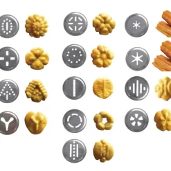 IBILI Presse à Biscuit et Décors Aluminium 0,2 L* Douilles Pâtisserie|Ustensiles Pâtisserie