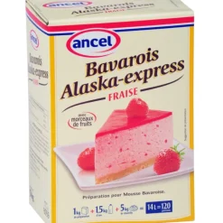 ANCEL Préparation bavarois Alaska-Express Fraise 1 kg* Préparation Pâtisserie