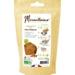MIRONTAINE Préparation Pain d'Épice Bio 330 g* Préparation Pâtisserie