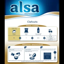 ALSA Préparation pour Clafoutis* Préparation Pâtisserie