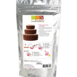 SCRAPCOOKING Préparation pour Génoise Chocolat 350g* Préparation Pâtisserie
