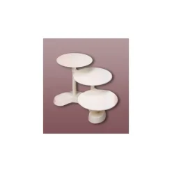 PATISDECOR Présentoir à Gâteaux Blanc 3 Plateaux* Présentoirs Pour Gâteaux