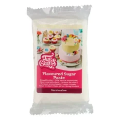 FUNCAKES Pâte à Sucre Blanche Chamallow 250g* Pâte À Sucre