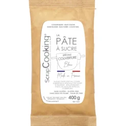 SCRAPCOOKING Pâte à Sucre Blanche Spéciale Couverture 400g* Trancheuse Electrique|Pâte À Sucre