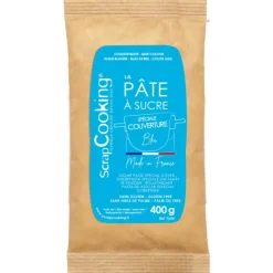 SCRAPCOOKING Pâte à Sucre Bleu Spéciale Couverture 400g* Pâte À Sucre