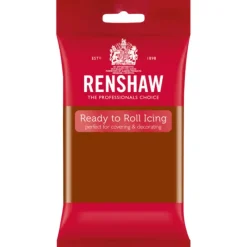 RENSHAW Pâte à Sucre Pro Marron Foncé 250g* Pâte À Sucre