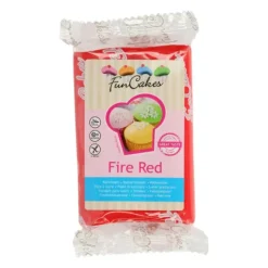 FUNCAKES Pâte à Sucre Rouge 250g* Pâte À Sucre