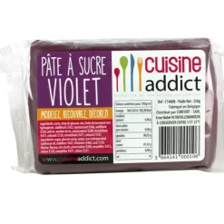 CUISINEADDICT Pâte à Sucre Violet 250g* Pâte À Sucre