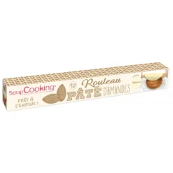 SCRAPCOOKING Pâte d'Amande Naturelle en Rouleau ⌀ 36 cm 300g* Produits Pâtisserie