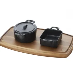 REVOL Ramequin Rectangulaire Noir 12x10 cm Belle Cuisine* Servir, Présenter