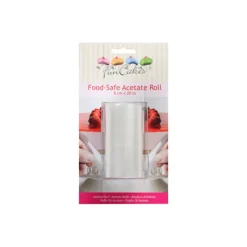 FUNCAKES Rhodoïd en Rouleau L.20 m x H.8 cm* Ustensiles Chocolat|Ustensiles Pâtisserie