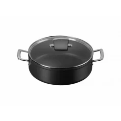 LE CREUSET Rondeau avec Couvercle 28 cm Anti-Adhérent Les Forgées* Casseroles