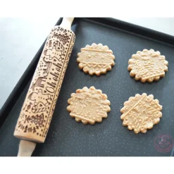 SCRAPCOOKING Rouleau à Pâtisserie Motifs Noël Gingerman 39 cm* Ustensiles Décor Gâteau