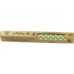 PEBBLY Rouleau Emballage Alimentaire Cire Abeille Pois Vert 30 x 100 cm* Conservation