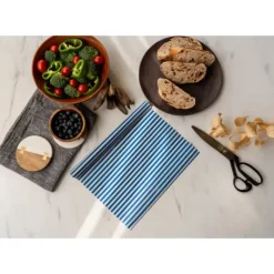 NUTS Rouleau Emballage Alimentaire Cire Abeille Bleu 90 x 30,5 cm* Conservation