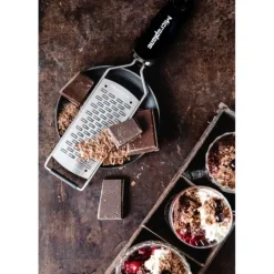 MICROPLANE Râpe Double Tranchant Gourmet Noir* Râpes À Fromage|Râpe À Légumes
