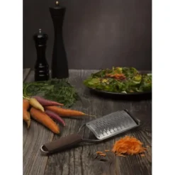 MICROPLANE Râpe Double Tranchant Master Manche en Bois* Râpes À Fromage|Râpe À Légumes