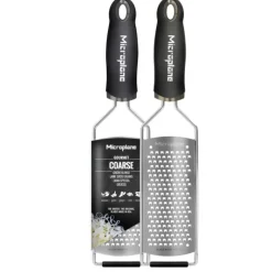 MICROPLANE Râpe Gros Grains Gourmet Noir* Râpes À Fromage|Râpe À Légumes