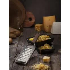 MICROPLANE Râpe Très Gros Grains Master Manche en Bois* Râpes À Fromage|Râpe À Légumes