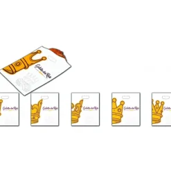 CUISINEADDICT Sac à Galette Ingraissable 35x40cm Motif Couronne x100* Emballage Alimentaire