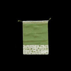 PEBBLY Sac à Légumes Coton Bio Vert 30 x 40 cm* Sac En Tissu