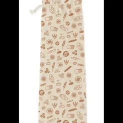 PEBBLY Sac à Pain Coton Bio Marron 65 x 20 cm* Sac En Tissu|Emballage Alimentaire