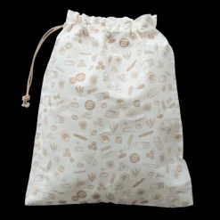 PEBBLY Sac à Vrac Coton Bio Brun 50 x 45 cm* Sac En Tissu