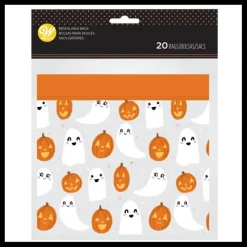 WILTON Sachet Bonbon Fantôme Halloween (x20)* Emballage Alimentaire