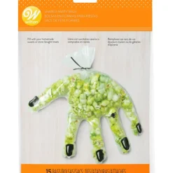WILTON Sachet Bonbon Halloween Main (x15)* Emballage Alimentaire