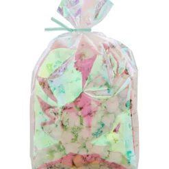 WILTON Sachet Bonbon Irisé Flocon de Neige 11 x 23,5 cm avec Attaches Sachet (x10)* Emballage Alimentaire