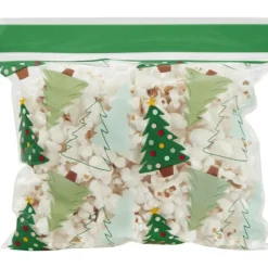 WILTON Sachet Bonbon Refermable Sapin de Noël 18,5 x 18,5 cm (x20)* Emballage Alimentaire