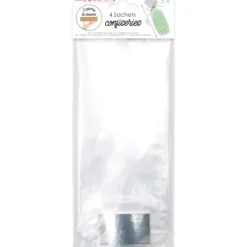 SCRAPCOOKING Sachet Bonbon Transparent 20 x 9,8 cm (x4)* Emballage Alimentaire