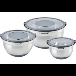 MASTRAD Saladiers Inox (x3)* Servir, Présenter|Bassines De Cuisine