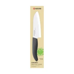 KYOCERA Santoku Céramique Noir 14 cm Gen Earth* Couteau Céramique|Couteau Santoku